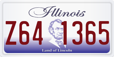 IL license plate Z641365