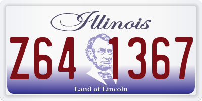 IL license plate Z641367