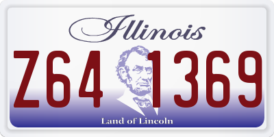 IL license plate Z641369