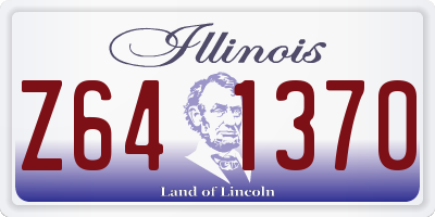 IL license plate Z641370