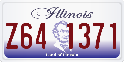 IL license plate Z641371