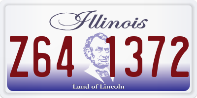 IL license plate Z641372