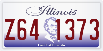 IL license plate Z641373