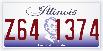 IL license plate Z641374