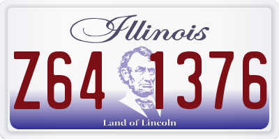 IL license plate Z641376