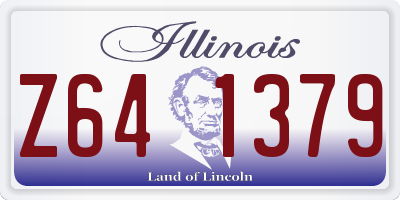 IL license plate Z641379