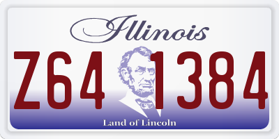 IL license plate Z641384