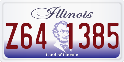 IL license plate Z641385