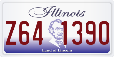 IL license plate Z641390