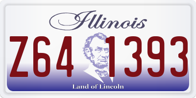 IL license plate Z641393