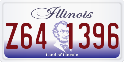 IL license plate Z641396