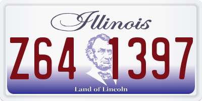 IL license plate Z641397