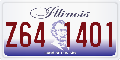 IL license plate Z641401
