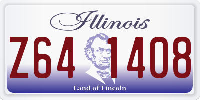 IL license plate Z641408
