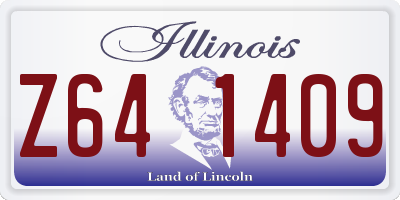 IL license plate Z641409