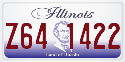 IL license plate Z641422