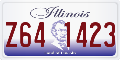IL license plate Z641423