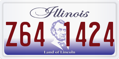 IL license plate Z641424
