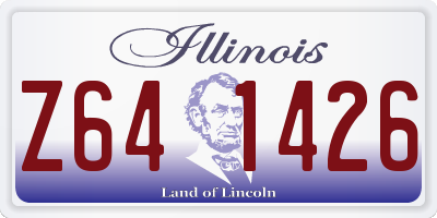 IL license plate Z641426