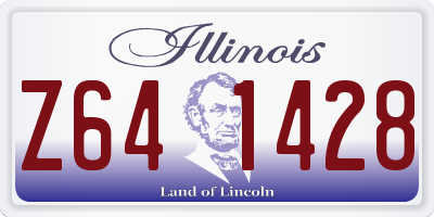IL license plate Z641428