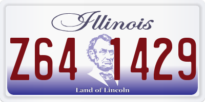 IL license plate Z641429