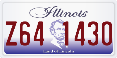 IL license plate Z641430