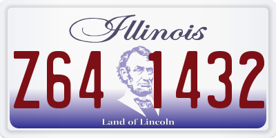 IL license plate Z641432