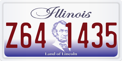 IL license plate Z641435