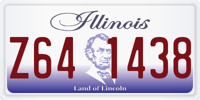 IL license plate Z641438