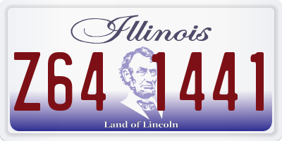 IL license plate Z641441
