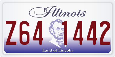 IL license plate Z641442
