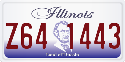 IL license plate Z641443