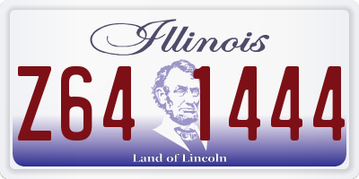 IL license plate Z641444
