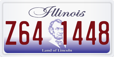 IL license plate Z641448