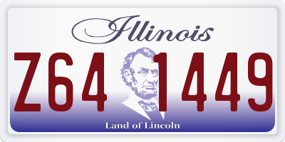IL license plate Z641449
