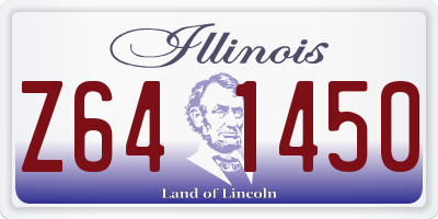 IL license plate Z641450