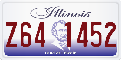 IL license plate Z641452