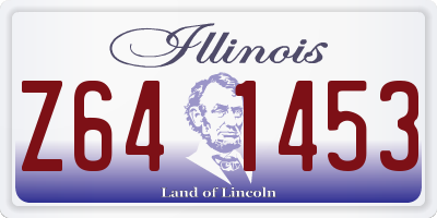 IL license plate Z641453