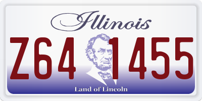 IL license plate Z641455