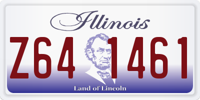 IL license plate Z641461