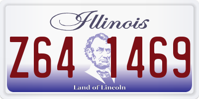 IL license plate Z641469
