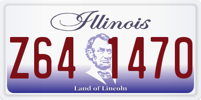 IL license plate Z641470
