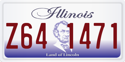 IL license plate Z641471