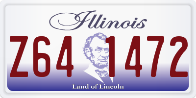 IL license plate Z641472