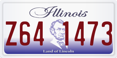 IL license plate Z641473