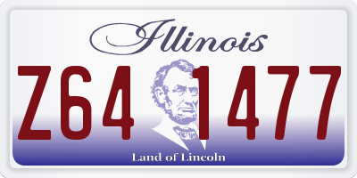 IL license plate Z641477