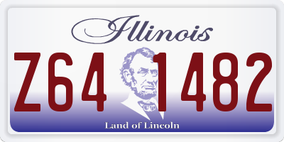 IL license plate Z641482