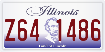IL license plate Z641486