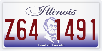 IL license plate Z641491