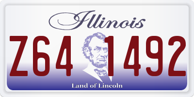 IL license plate Z641492